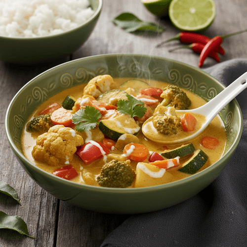 Zelenjavni curry s kokosovim mlekom