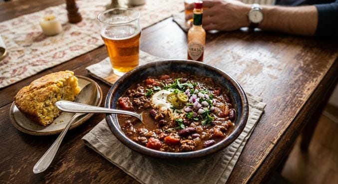 Chili con carne s fižolom