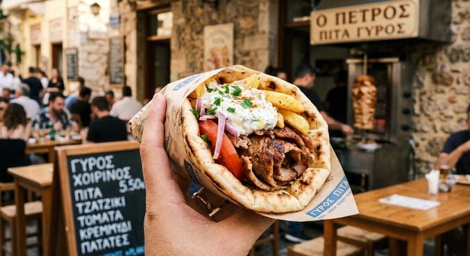 Grški Gyros v piti
